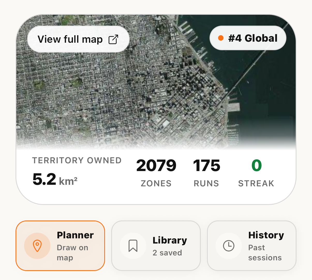 Turf app square preview screenshot